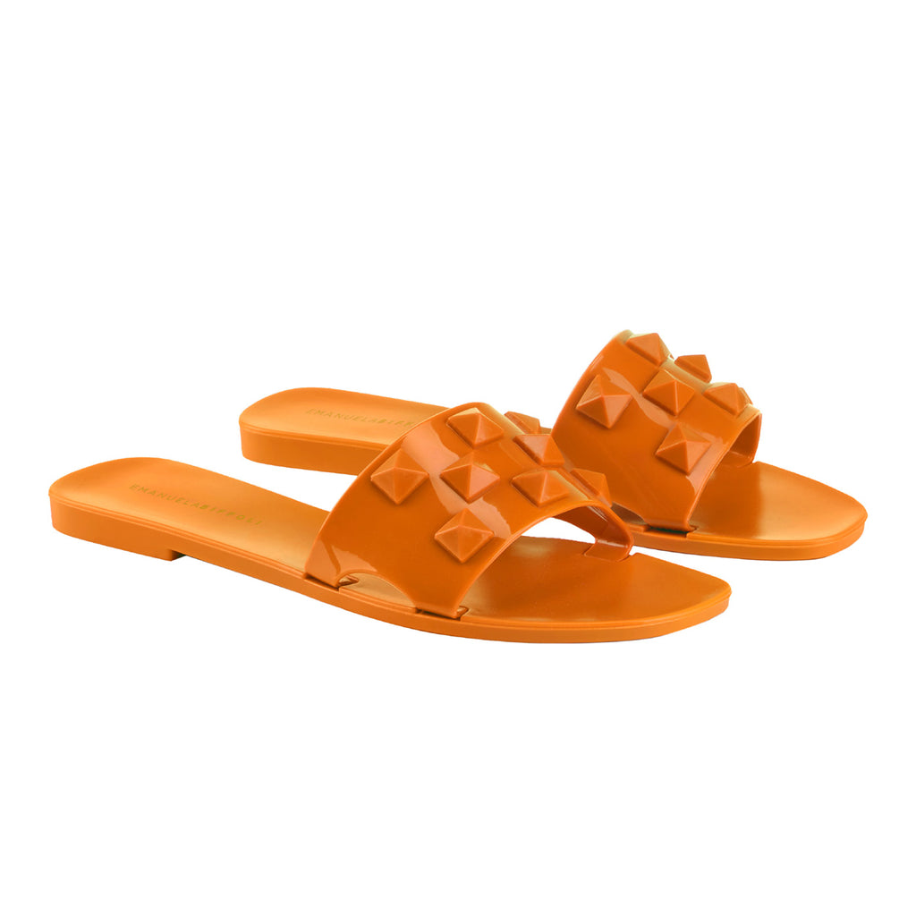 Sandali in PVC arancio