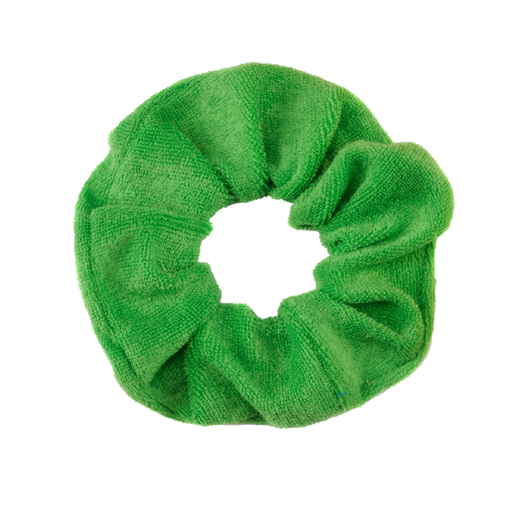 Elastico scrunchie in spugna Verde