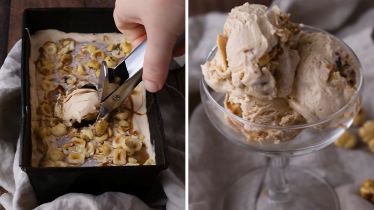 gelato alle nocciole ricetta di benedetta rossi